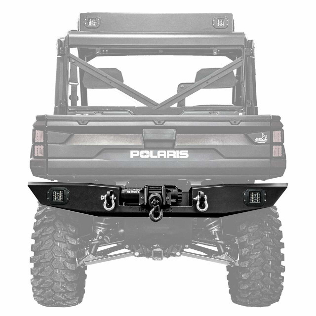 Thumper Fab Polaris Ranger Rear Winch Bumper - THMPR-RNGR-BMPR-R