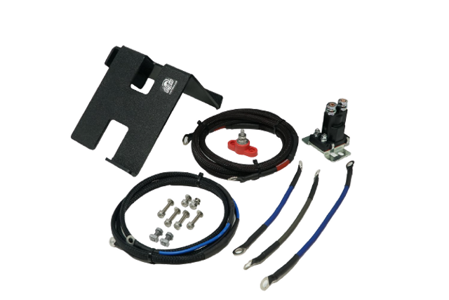 UTV Stereo Can-Am X3 2nd Battery Kit (Wire Kit & Battery Mount Only) - UTVS-X3-2BATT-NB