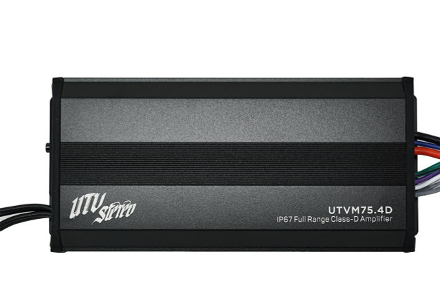 UTV Stereo M-Series 600W 4-Channel Amplifier - UTVM-75.4D