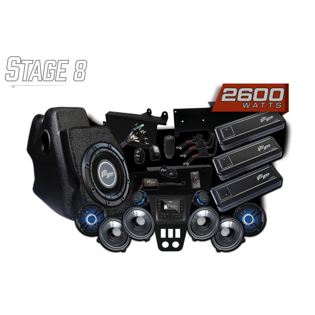 UTV Stereo Polaris RZR Pro XP / Pro R / Turbo R Signature Stereo Kit (Stage 8) - UTVS-PRO-S8