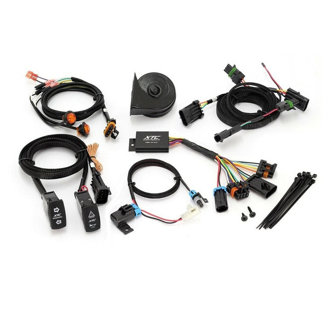 XTC Yamaha Wolverine Plug & Play TSS Turn Signal System W/ Horn (Uses Factory Brakes) - TSS-YAM-S4