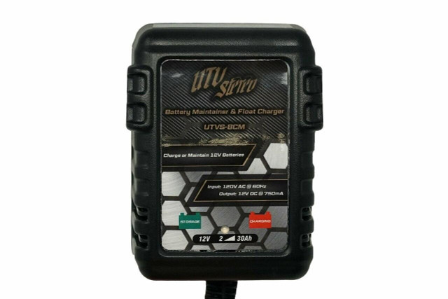 UTV Stereo 12-Volt Automatic Battery Charger / Maintainer - UTVS-BCM