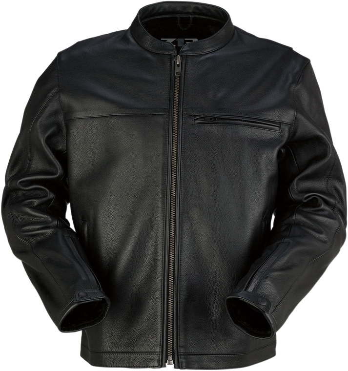Z1r - Munition Leather Jacket - Black - Medium - Munition Leather Jacket - 2810-3482