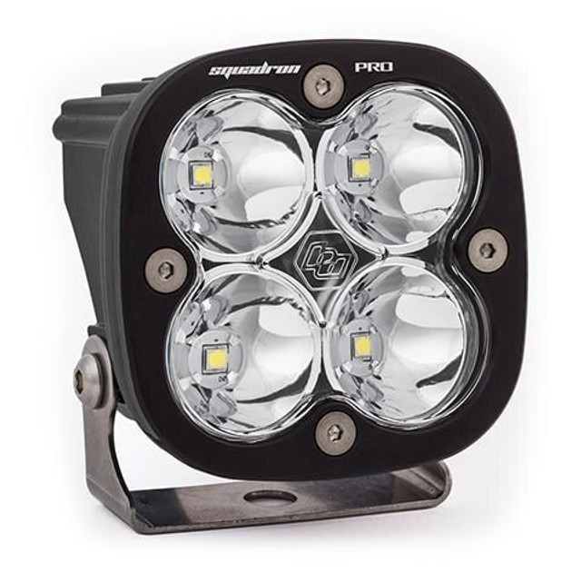 Baja Designs Squadron Pro Black LED Auxiliary Light Pod (Spot) (Clear) - 490001