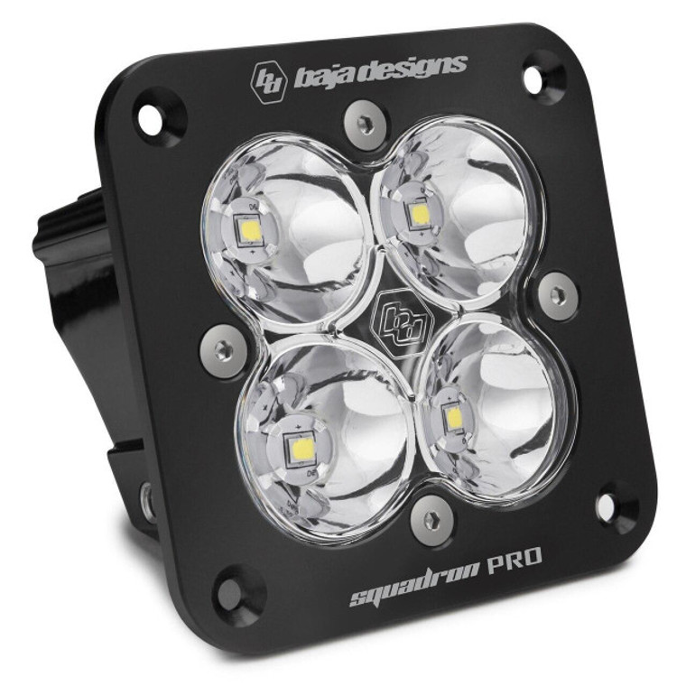 Baja Designs Squadron Pro Black Flush Mount LED Auxiliary Light Pod (Spot) (Clear) - 491001 Baja Designs Squadron Pro Black Flush Mount LED Auxiliary Light Pod (Spot) (Clear) - 491001