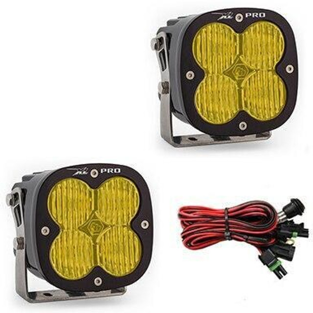 Baja Designs XL Pro LED Auxiliary Light Pod Pair (Wide Cornering) (Amber) - 507815