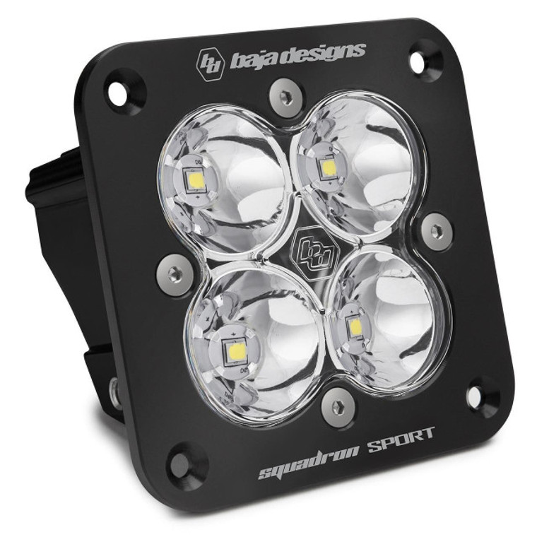 Baja Designs Squadron Sport Black Flush Mount LED Auxiliary Light Pod (Spot) (Clear) - 551001 Baja Designs Squadron Sport Black Flush Mount LED Auxiliary Light Pod (Spot) (Clear) - 551001
