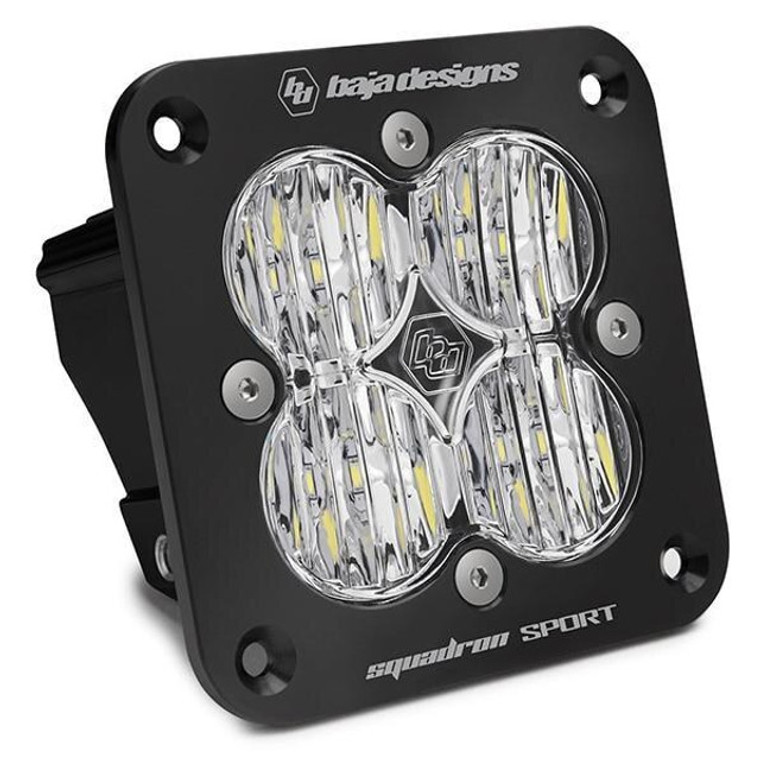 Baja Designs Squadron Sport Black Flush Mount LED Auxiliary Light Pod (Wide Cornering) (Clear) - 551005 Baja Designs Squadron Sport Black Flush Mount LED Auxiliary Light Pod (Wide Cornering) (Clear) - 551005