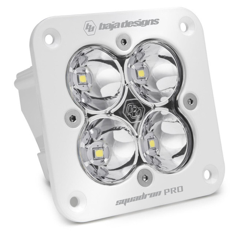 Baja Designs Squadron Pro White Flush Mount LED Auxiliary Light Pod (Spot) (Clear) - 491001WT Baja Designs Squadron Pro White Flush Mount LED Auxiliary Light Pod (Spot) (Clear) - 491001WT
