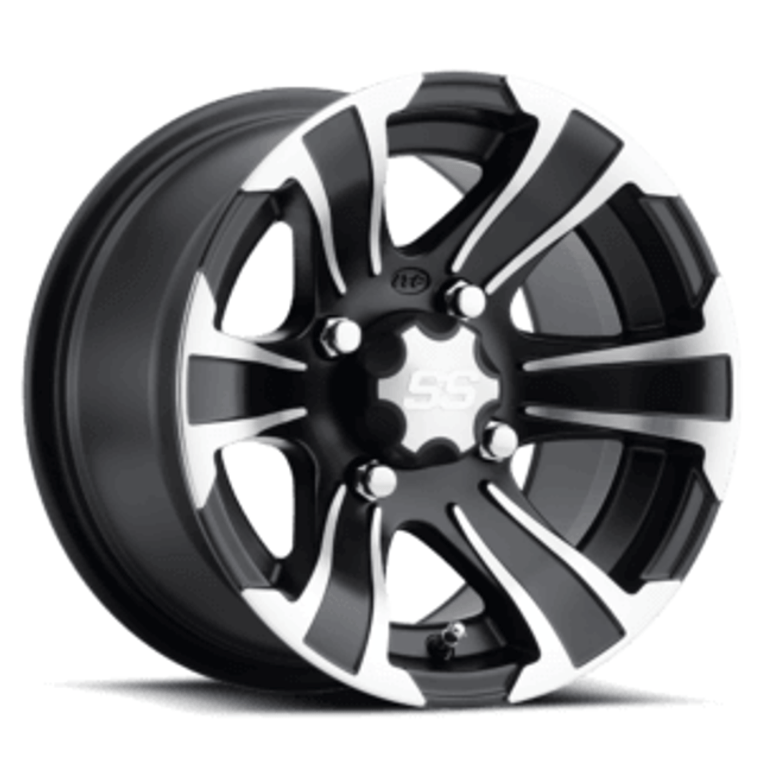 ITP Tires SS Alloy SS312 UTV Wheel (12x7) (4x110) (Black) - 1228439536B ITP Tires SS Alloy SS312 UTV Wheel (12x7) (4x110) (Black) - 1228439536B