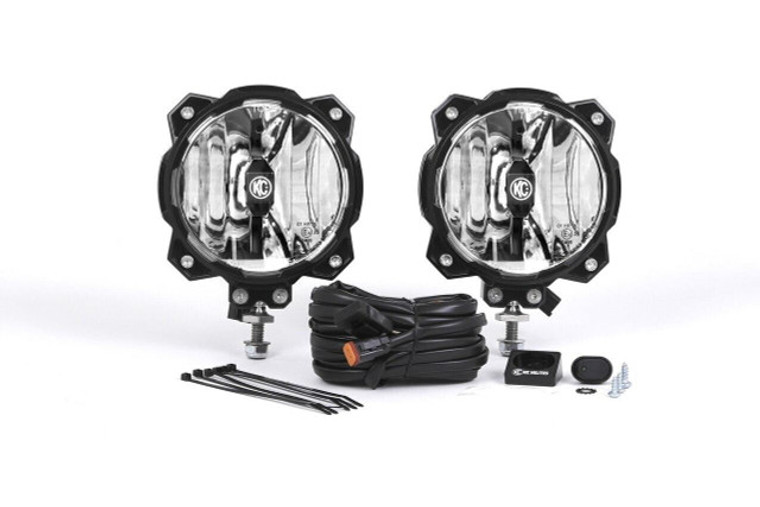 KC HiLiTES Gravity LED Pro6 Single Spot Pair Pack System - 91301