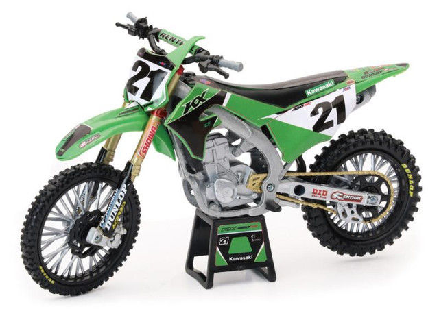 New Ray Toys Kawasaki KX450F Factory Team (Jason Anderson)/ Scale - 1:12 - 58413 - 58413
