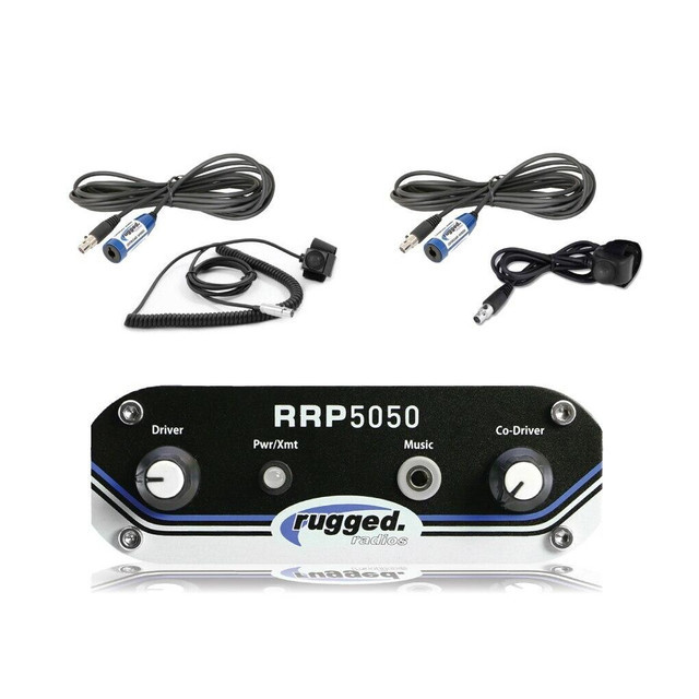 Rugged Radios RRP5050 2 Person Race Intercom Kit - 5050-2P-RACE