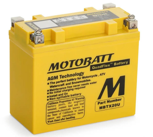 SuperATV MotoBatt CanAm Maverick Upgraded OEM Replacement AGM Battery - BATT-CA-X3#AG