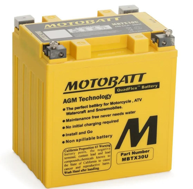 SuperATV MotoBatt CFMOTO UFORCE Upgraded OEM Replacement AGM Battery - BATT-P-PROXP#AD