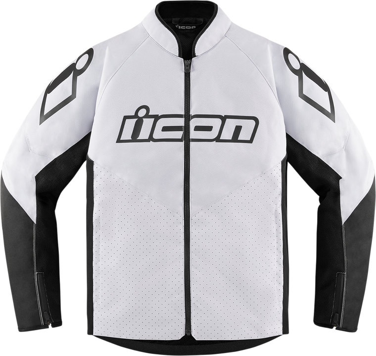 Icon - Hooligan CE Jacket - White - XL - Hooligan CE Jacket - 2820-5800