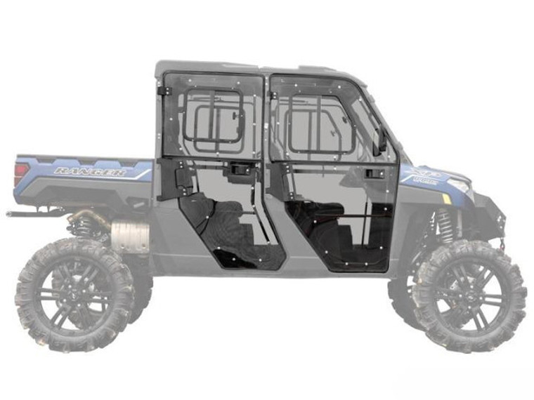 SuperATV Polaris Ranger XP 1000 Crew Convertible Cab Enclosure Doors - DOOR-P-RAN1K4-001-72 SuperATV Polaris Ranger XP 1000 Crew Convertible Cab Enclosure Doors - DOOR-P-RAN1K4-001-72