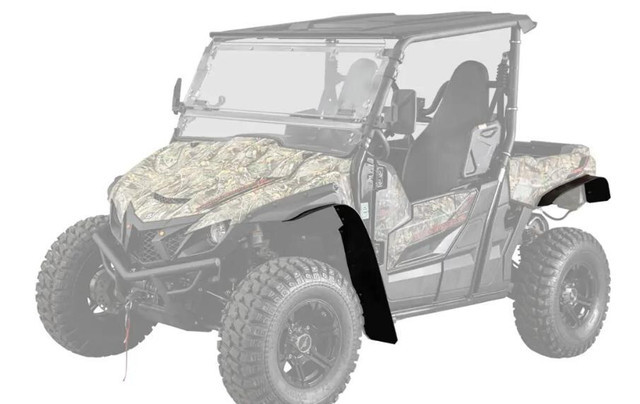 SuperATV Yamaha Wolverine X2 Low Profile Fender Flares - FF-Y-WVX2
