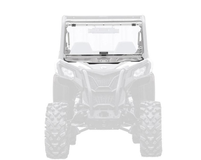 SuperATV Can-Am Maverick Sport Scratch Resistant Flip Windshield - FWS-CA-T-70#MS SuperATV Can-Am Maverick Sport Scratch Resistant Flip Windshield - FWS-CA-T-70#MS