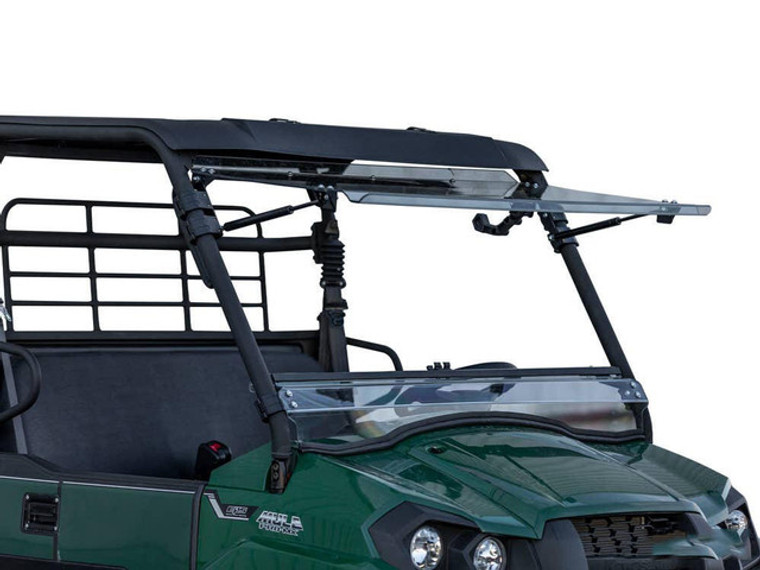 SuperATV Kawasaki Mule Pro-MX Windshield (Flip) (Scratch-Resistant) - FWS-K-MULEMX-70