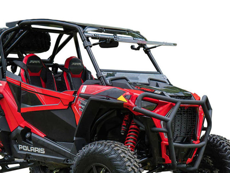 SuperATV RZR XP Turbo S Windshield (Flip) (Scratch Resistant) - FWS-P-RZRXPTS-70 SuperATV RZR XP Turbo S Windshield (Flip) (Scratch Resistant) - FWS-P-RZRXPTS-70