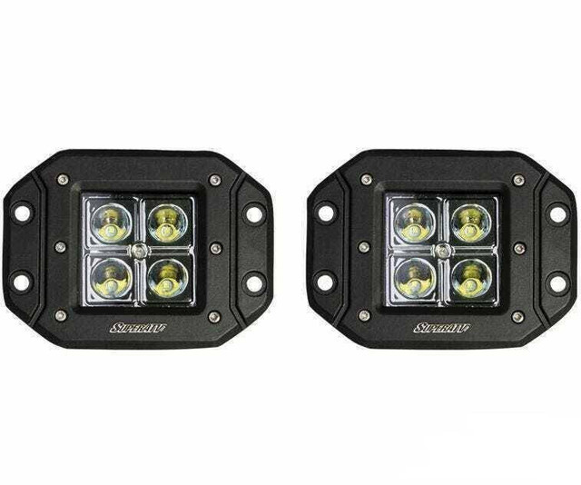 SuperATV 3" LED Cube Lights (Recessed) - LB3-RL-001