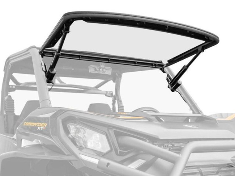 SuperATV Can-Am Commander Maxdrive Power Flip Windshield - PFWS-CA-COM-70 SuperATV Can-Am Commander Maxdrive Power Flip Windshield - PFWS-CA-COM-70
