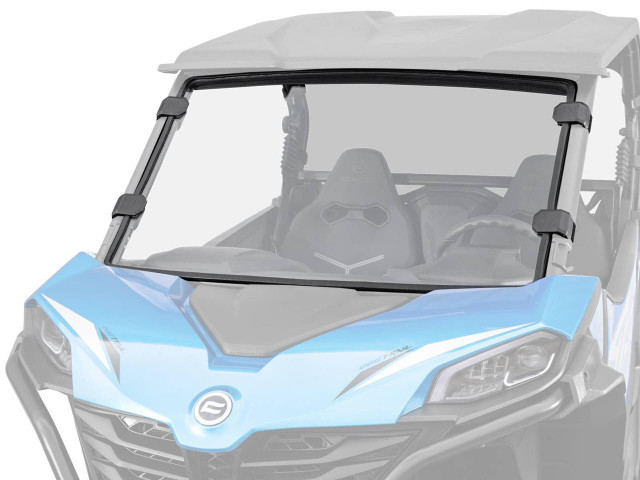 SuperATV CFMoto ZForce 950 Trail Scratch Resistant Full Windshield - WS-CF-ZF800T-70#AA