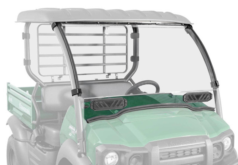 SuperATV Kawasaki Mule SX Vented Full Windshield - WS-K-MULE-SX-V-70 SuperATV Kawasaki Mule SX Vented Full Windshield - WS-K-MULE-SX-V-70