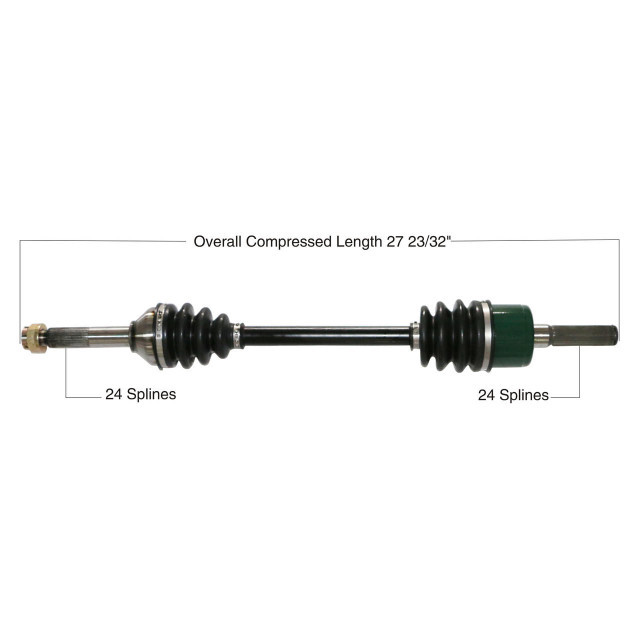 Tytaneum Kawasaki Rear Left OE Replacement CV Axle - 813-0109