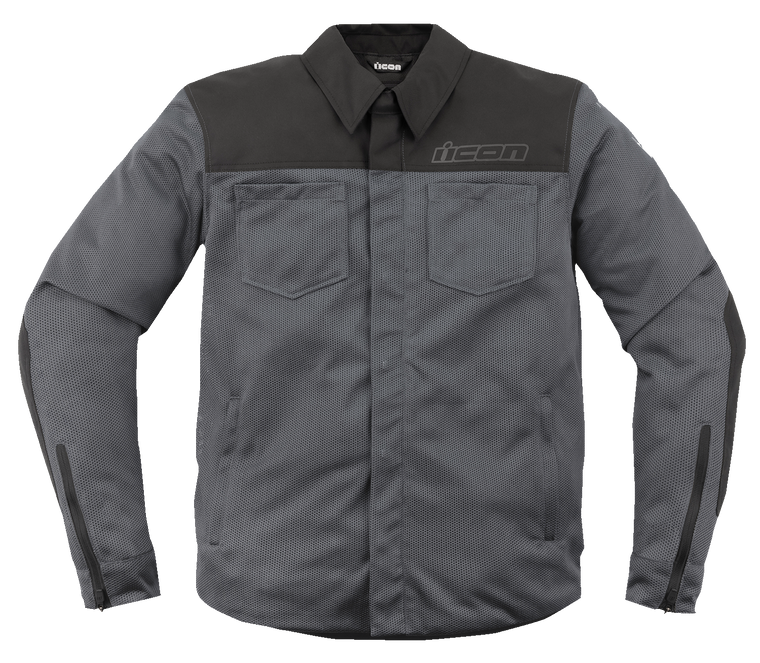 Icon - Upstate Mesh CE Jacket - Gray - Medium - Upstate Mesh CE Jacket - 2820-6224