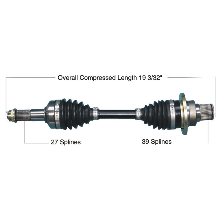 Tytaneum Yamaha Rear Right Heavy Duty CV Axle - 813-0336 Tytaneum Yamaha Rear Right Heavy Duty CV Axle - 813-0336
