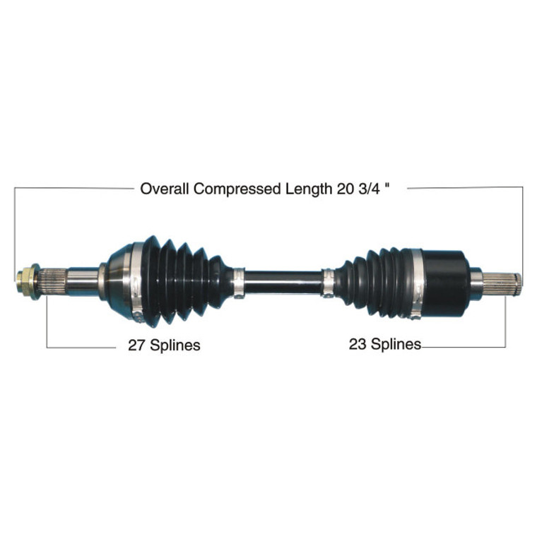 Tytaneum Yamaha Rear Left/Right Heavy Duty CV Axle - 813-0337 Tytaneum Yamaha Rear Left/Right Heavy Duty CV Axle - 813-0337