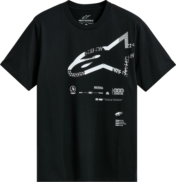 Alpinestars - Geografica Ss Csf Tee Black Md - 1215-72200-10-M