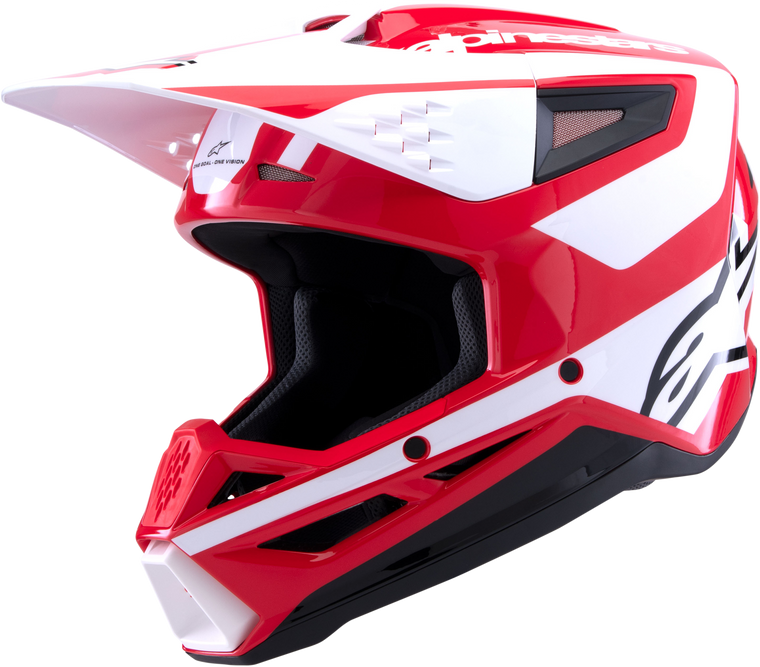 Alpinestars - Sm3 Heat Helmet Red/white/black Glossy Lg - 8301026-3126-L