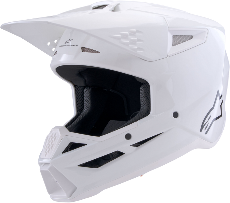 Alpinestars - Sm3 Solid Helmet White Glossy Xl - 8300326-2180-XL