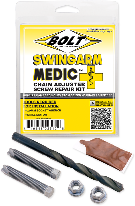 Bolt - Swingarm Medic Chain Adjuster Repair Kit - SA-MEDIC