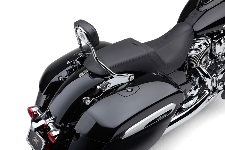 Cobra - Detach Backrest-short Chrome Chieftain 14-21 - 502-2200 Cobra - Detach Backrest-short Chrome Chieftain 14-21 - 502-2200