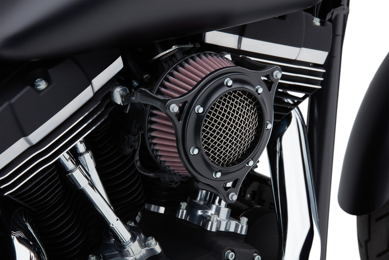 Cobra - Rpt Air Intake System Black / Black Softail 18-22 - 606-0104-05B-SB Cobra - Rpt Air Intake System Black / Black Softail 18-22 - 606-0104-05B-SB