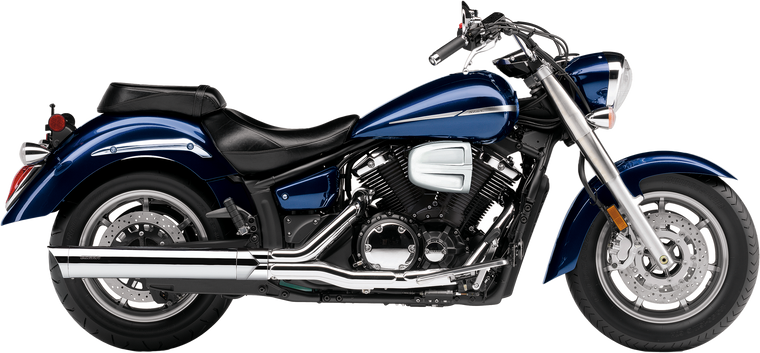 Cobra - Slip On W/scalloped Tip Chrome Yam V-star 1300 07-18 - 2275