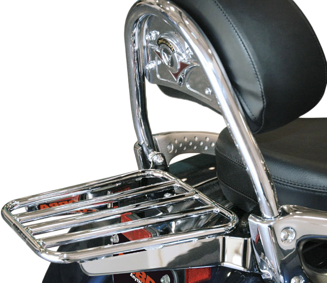 Cobra - Solo Luggage Rack Tube Chrome Fits Oem Backrest Kaw Vn1600d - 928480