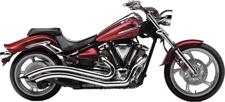 Cobra - Speedster Swept F/s Chrome Yam Raider 08-18 - 2225