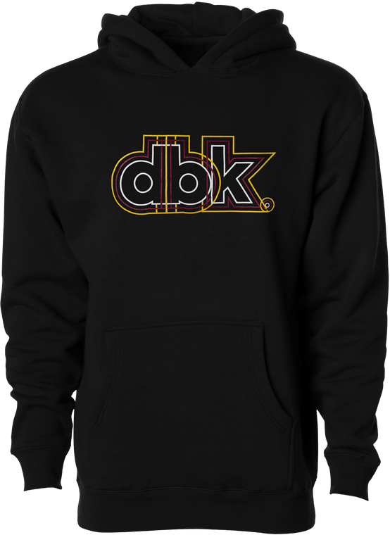 Dbk - Lined Up Youth Hoodie Black Yl - YH-LINEDUP-L