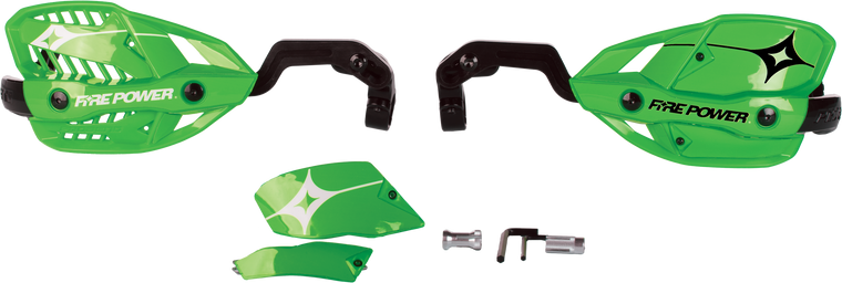 Fire Power - 1 1/8" Closed Handguard Green - 18-61285