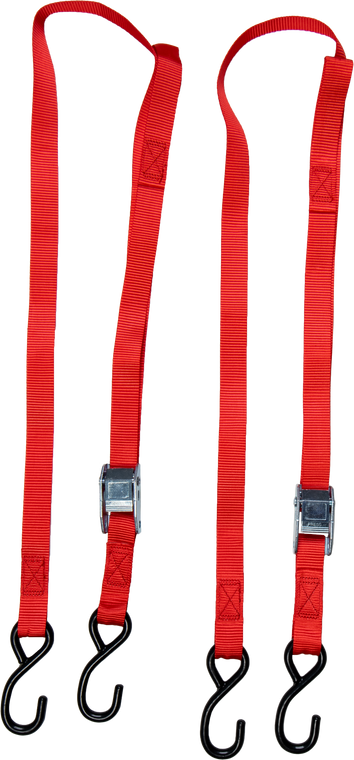 Fire Power - 1" X 6' Tie-down Soft-tie Red 2/pk - 29-13037