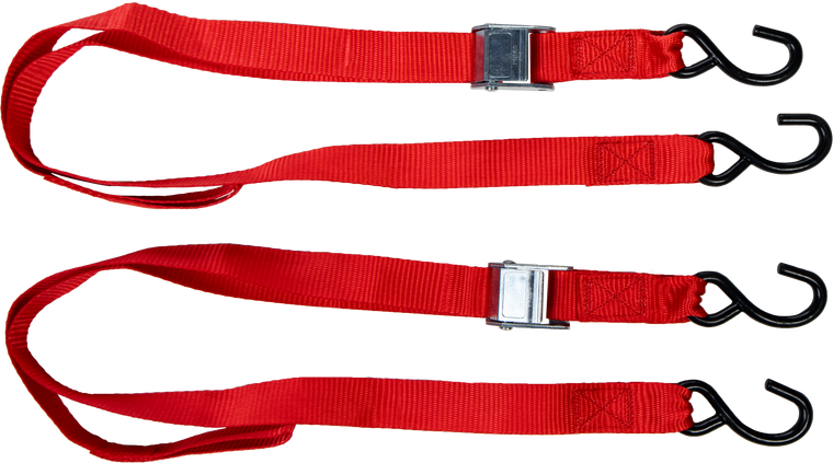 Fire Power - 1.5" X 6' Tie-down Soft-tie Red 2/pk - 29-13077