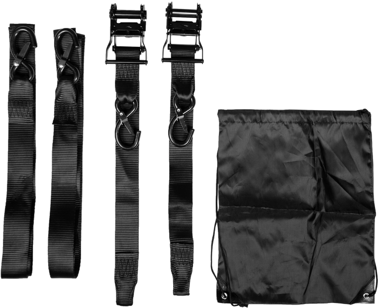 Fire Power - 2" X 8' Ratchet Soft Tie-down Black 2/pk - 29-13091