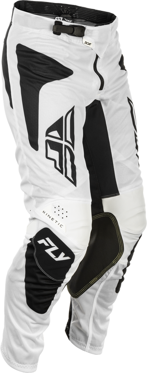 Fly Racing - Kinetic Mesh Sym Pants White/black Sz 30 - 379-32030