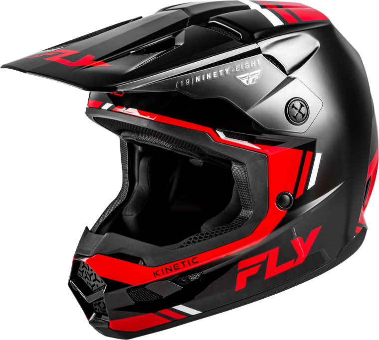 Fly Racing - Kinetic Verdict Helmet Black/red/white 2x - 73-87212X