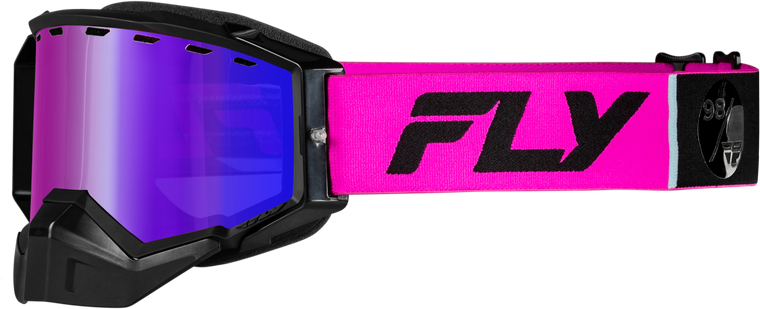 Fly Racing - Zone Elite Snw Goggle Pink/blk W/plrzd Rose Lens - 37-4106